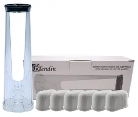Blendin 854836008019 Tall Water Filter Holder Handle With 6 Filters Starter Kit Keurig