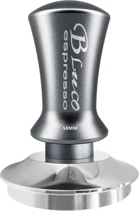 Bluco 726084272736 Espresso Tamper 58mm - Calibrated Coffee With Spring Loaded Es