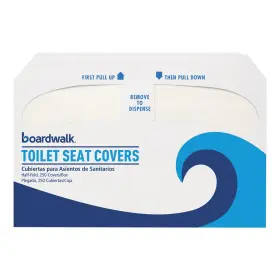Bwk-1000 Boardwalk Bwkk1000 14.17 Inch X 16.73 Premium Half-fold Toilet Seat Covers