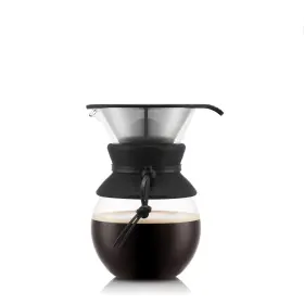 11571-541 Bodum 34oz Pour Over Coffee Maker High-heat Borosilicate Black Cork
