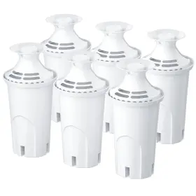 Filtration-6 Bogda Water Filter Replacements Fit For Brita Pitchers And Dispensers White