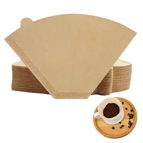 Cmh014 Bolsdoic 200 Count #4 Cone Coffee Filters 8-12 Cup Natural Unbleached Disposable Coff