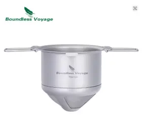 Ti6002p Boundless Voyage Titanium Reusable Coffee Filter Paperless