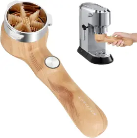 Lys-btbh-51wg Brand Lanlysen Espresso Coffee Machine Cleaning Brush Wood Grain 51mm Color