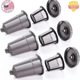 Branded 647168703833 3 Pack My K-cup Coffee Filter Reusable Replacement Refillable Holder For Keurig