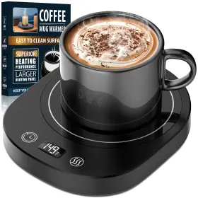 Pl-186 Branded Coffee Mug Warmer With 3 Temps Cup For Desk Faster Heat-up