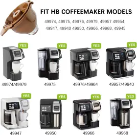 Branded01 711181129373 2-pack Single Serve Ground Coffee Brew Basket For Hamiltion Flexbrew Make #2