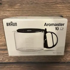 Braun 069055802090 Aromaster Kfk 40/45 10 Cup Replacement Carafe New Old Stock