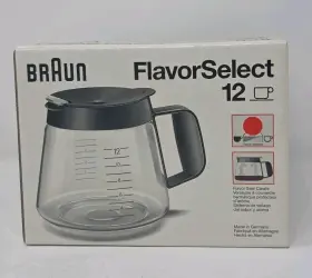 Braun 069055809273 New In Box Flavorselect Kfk 12 C - Replacement Cup Carafe