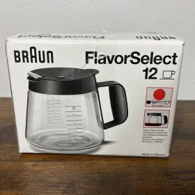 Kfk12c Braun Kf12c Flavor Select 12 Cup Replacement Carafe Glass Coffee Pot Kf170