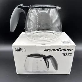 Kfk500b Braun Nib Aromadeluxe 10 Cup Coffee Maker Glass Replacement Carafe Black