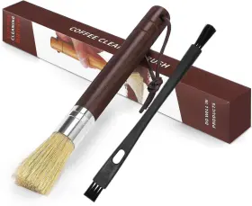 Breewenf 717331386221 Coffee Grinder Cleaning Brush Espresso Machine Cleaner Tool With Wooden H