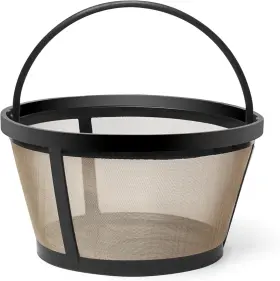 Brensten 313047991911 Reusable Coffee Filter Basket 8-12 Cup Stainless Steel Mesh Fits Mrcoffee