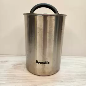 Breville 312432034180 The Bean Keeper Coffee Canister Air Tight Storage Espresso Stainless