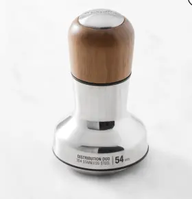 Bea203 Breville Walnut Distribution Duo Espresso Tool New