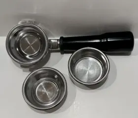 Beso58np Breville Naked Portafilter 58mm Stainless Steel Bottomless Base 3 Filters Boxed