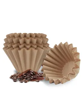 Brew Choice 602835450236 100pcs Unbleached Coffee Filters For Pour Over And Specialty Makers