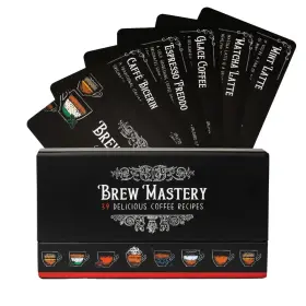 Brew Mastery 850050409151 Ultimate Coffee Recipe Cards For Lovers Perfect Recipes Ho