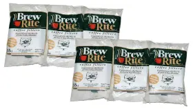 Brew Rite 426931091178 Rockline Wrap Around Percolator Coffee Filters 6-packs Of 55ct