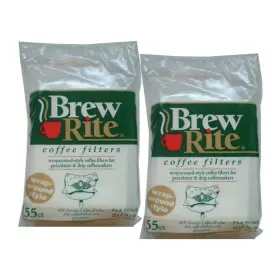 Brew Rite 671203168462 Wrap Around Percolator Coffee Filter 55 Ct Pack Of 2