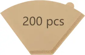 Brikinte 313087658683 Disposable Coffee Paper Filters For Ninja Dual Brew Maker 200 Pcs #4 Cone