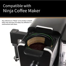 Brikinte 744759623737 Reusable Coffee Filter For Ninja Maker 4 Cone #4 #3