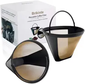 Brikinte 744759623737 Reusable Coffee Filter For Ninja Maker 4 Cone #4