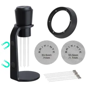 B032b01 Brikinte Upgraded Magnetic Wdt Tool With Espresso Puck Screen And Portafilter Dosing R