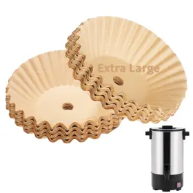 B083b01 Brikinte Large Coffee Filters Compatible With Sybo Commercial Maker 120 Pcs Pe