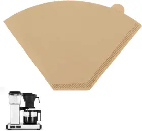 B091b01 Brikinte Coffee Filters #4 Compatible With Technivorm Moccamaster Maker 100 Pcs C