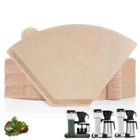 B091b04 Brikinte Coffee Filters Compatible With Moccamaster Machine 200 Pcs #4 Cone Un
