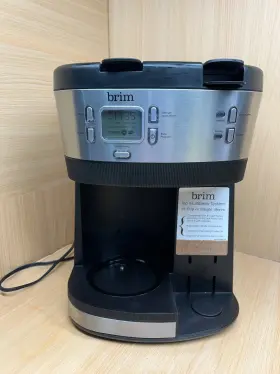 Brim 829486500176 - Triple Brew 12-cup Coffee Maker Stainless Steel- Unit Only-no Tray/cup