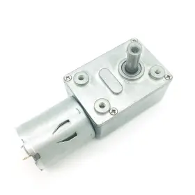 Bringsmart 697585359052 12v 6rpm Dc Worm Gear Motor 25 Kg.cm High Torque Low Speed Mini Turbine