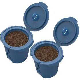 Accs-rp005 Bruvi Reusable Coffee Pod 2 Pack Only Pods With Single-serve Sy