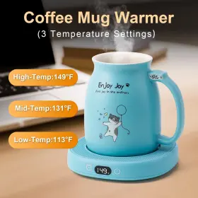 Bsigo 717337840413 Coffee Mug Warmer And Cute Cat Set Candle For Home Offic #2