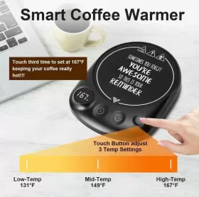 Cmpwrmr1 Bsigo Smart Electric Coffee Mug Warmer 3 Temp Settings Auto Shut Off #3