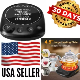 Cmpwrmr1 Bsigo Smart Electric Coffee Mug Warmer 3 Temp Settings Auto Shut Off
