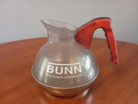 Bunn 072504040004 O Matic Stainless Bottom Coffee Pot Carafe Easy Pour Orange Usa Decaf C3