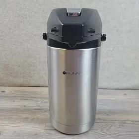 32130 Bunn Lever Pump Airpot Stainless Steel 3 Liter 102 Oz Portable Carafe Nsf #2