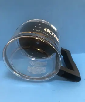 3513 Bunn Coffee Maker 10 Cup Decanter Pot/carafe Glass Black Lid Very Clean #3