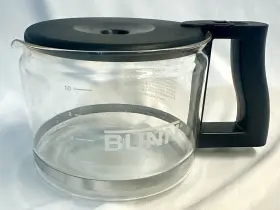 4603 Bunn Glass Coffee Maker Replacement Decanter 10 Cup Pot Carafe Black Top