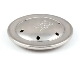 01082.0000 Bunn 696729848223 Sprayhead 6 Hole-sst 6-078 Silver