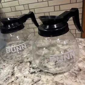 G223tg Bunn 2- Coffee Pots Decanter Black Handle Bunn-o-matic Corporation 10 Cups Each