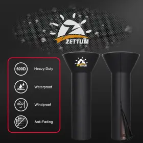 Ophc-89-blk Bunn Patio Heater Covers - 600d Outdoor Cover With Zipper Waterproof Heavy Dut #3