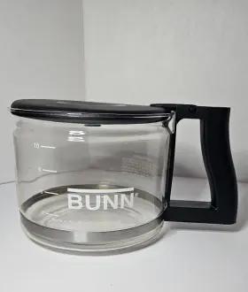 Tg8k Bunn 10-cup Coffee Pot Replacement Glass 6in Radius 4 1/2in Heighth O.e.m