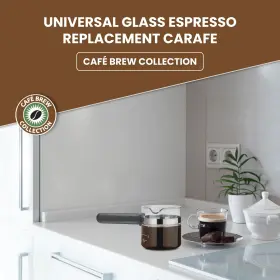 Caf Brew Collection 885483298966 Cafe Premium 4-cup Universal Glass Espresso Carafe Replacemen #3