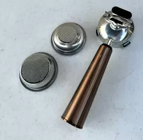 Wc01x20656 Caf Bell Simo Portafilter Assembly - With 2 Filters Genuine #2