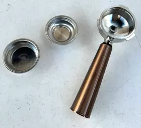 Wc01x20656 Caf Bell Simo Portafilter Assembly - With 2 Filters Genuine
