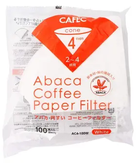 E526892h Cafec 100-pack Cone-shaped V60 02 Style Universal 1 To 4 Cup Disposable Pour-over D