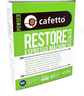Caf-rp25 Cafetto Restore Espresso Machine Descaler Coffee Cleaning Powder For Use In Org